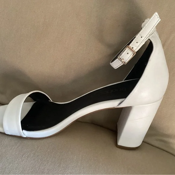 Boohoo White Heeled Sandals 8.5 - Picture 3 of 5